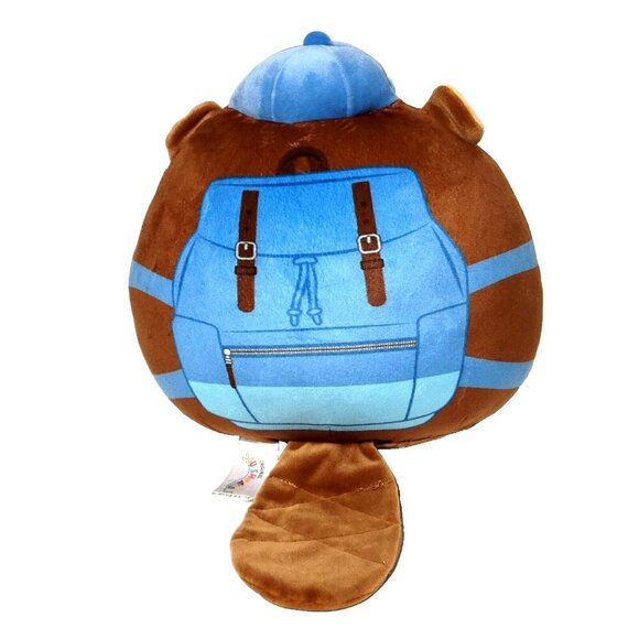 Squishmallow Chip the Beaver "Back to School" 8 Inch Plush Stufed Animal - Picture 2 of 4